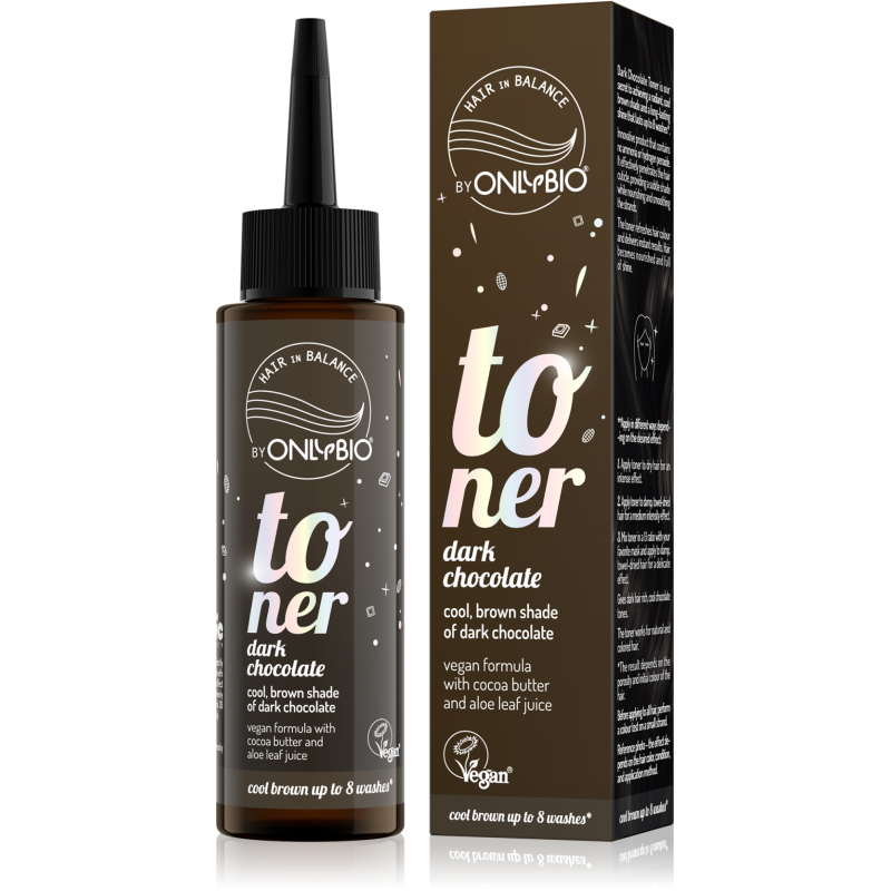 OnlyBio Hair in Balance Toner Dark Chocolate 100 ml ENG