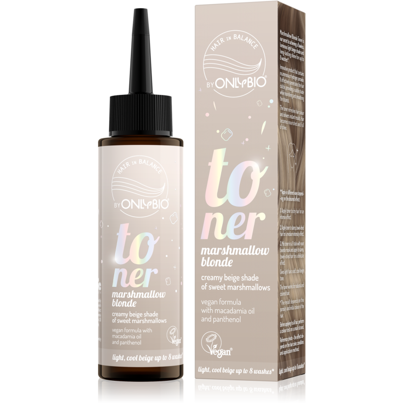 OnlyBio Hair in Balance Toner Marshmallow Blonde 100 ml ENG