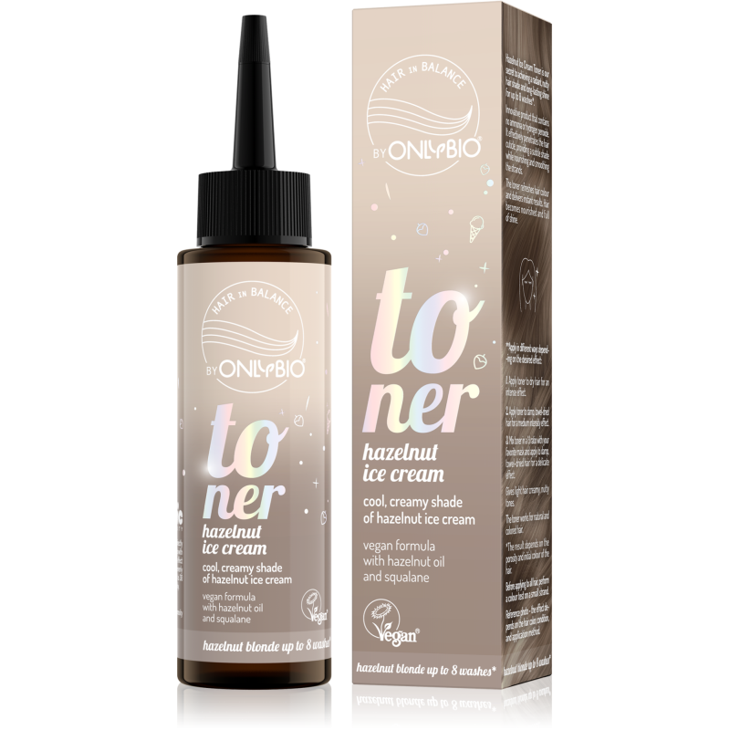 OnlyBio Hair in Balance Toner Hazelnut Ice Cream 100 ml ENG