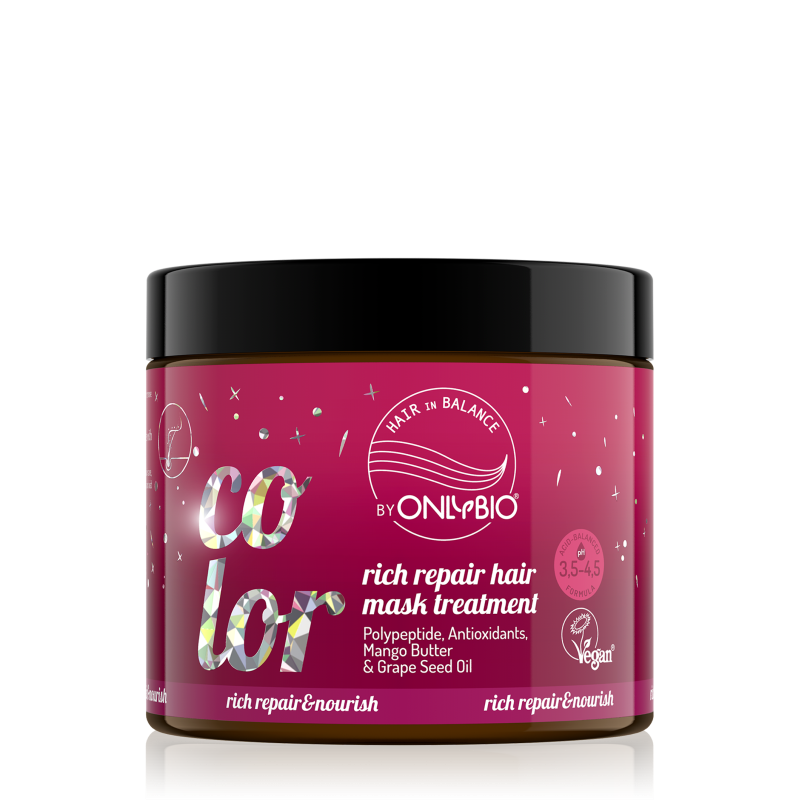 OnlyBio Hair in Balance COLOR Rich repair hair mask treatment 280 ml