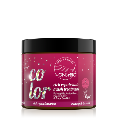 OnlyBio Hair in Balance COLOR Rich repair hair mask treatment 280 ml