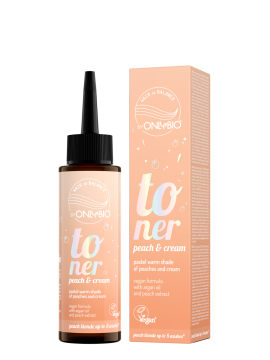 Hair in Balance by ONLYBIO Toner Peach&Cream 100ml ENG