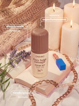 ONLYBIO Cozy beige sweater 26°C, perfumed mist 100 ml