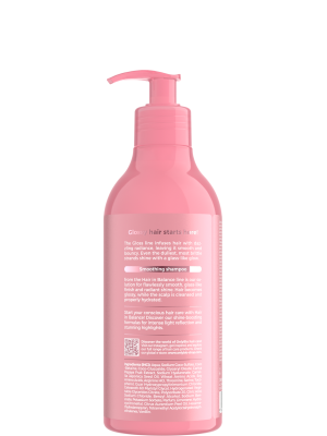 Hair in Balance by ONLYBIO GLOSS smoothing shampoo 400 ml