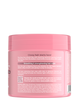 Hair in Balance by ONLYBIO GLOSS smoothing & strengthening hair mask 280 ml
