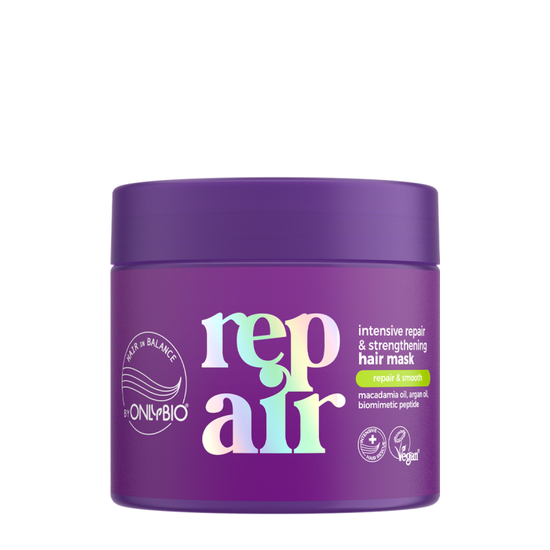 Hair in Balance by ONLYBIO REPAIR intensive repair & strengthening hair mask 280 ml