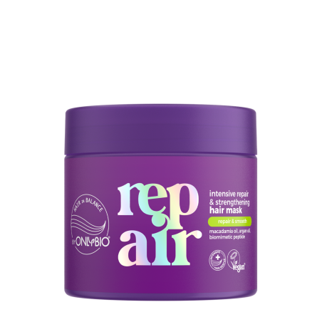 Hair in Balance by ONLYBIO REPAIR intensive repair & strengthening hair mask 280 ml