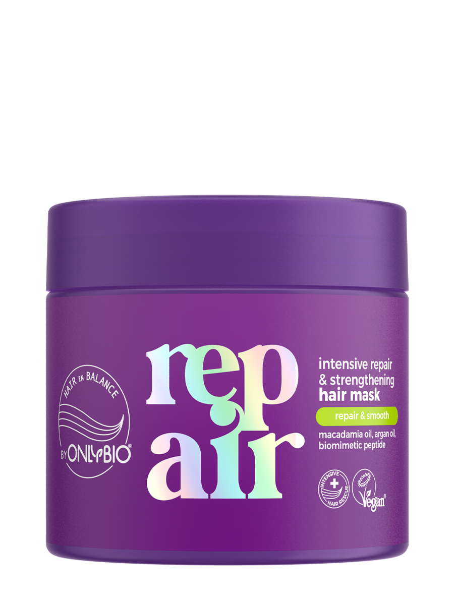 Hair in Balance by ONLYBIO REPAIR intensive repair & strengthening hair mask 280 ml