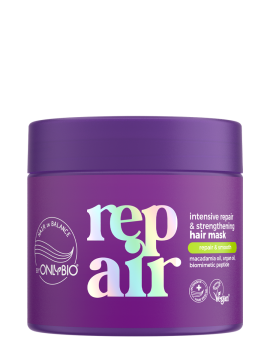 Hair in Balance by ONLYBIO REPAIR intensive repair & strengthening hair mask 280 ml
