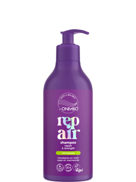 Hair in Balance by ONLYBIO REPAIR shampoo repair & strength 400 ml