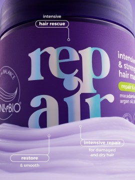 Hair in Balance by ONLYBIO REPAIR intensive repair & strengthening hair mask 280 ml