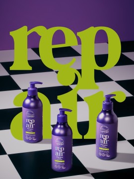 Hair in Balance by ONLYBIO REPAIR shampoo repair & strength 400 ml