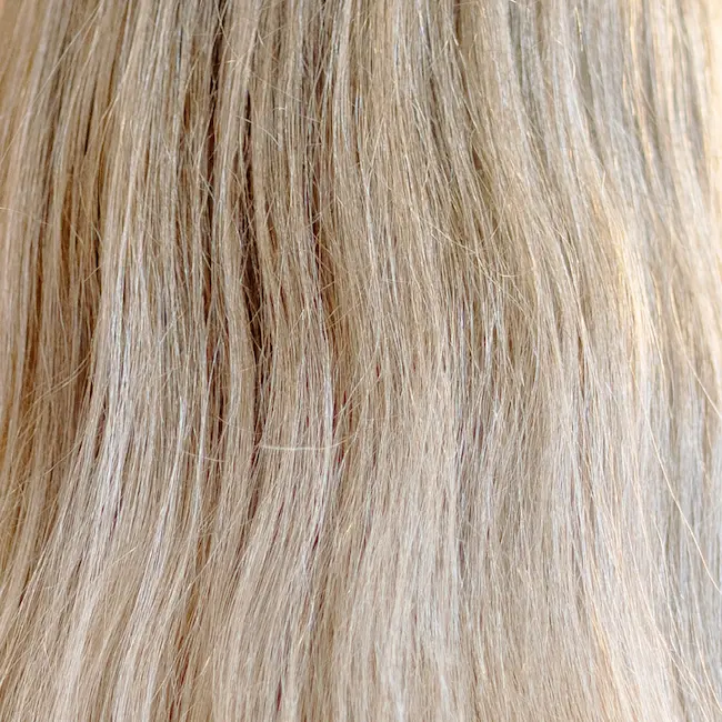 hair before toner application